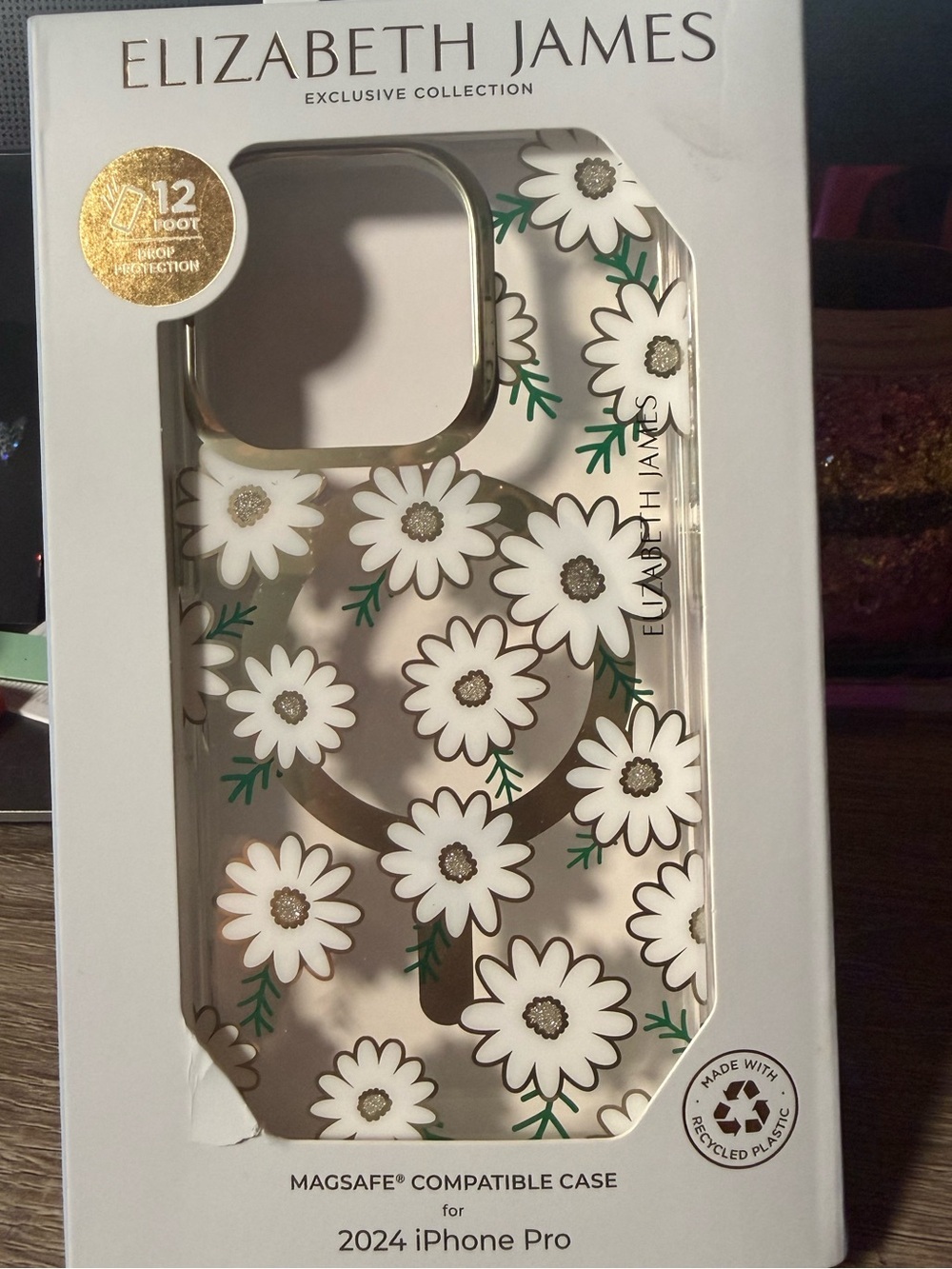Elizabeth James Daisy Floral MagSafe Case for iPhone 16 Pro NWT